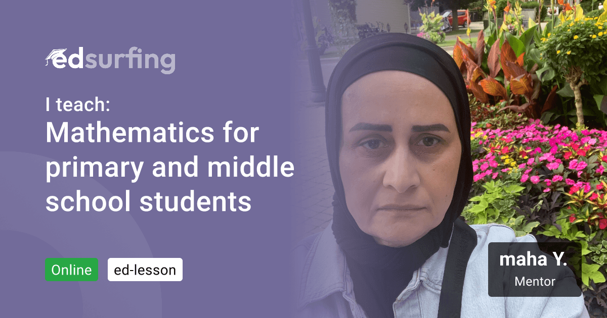 Lär dig Mathematics for primary and middle school students med maha Y ...