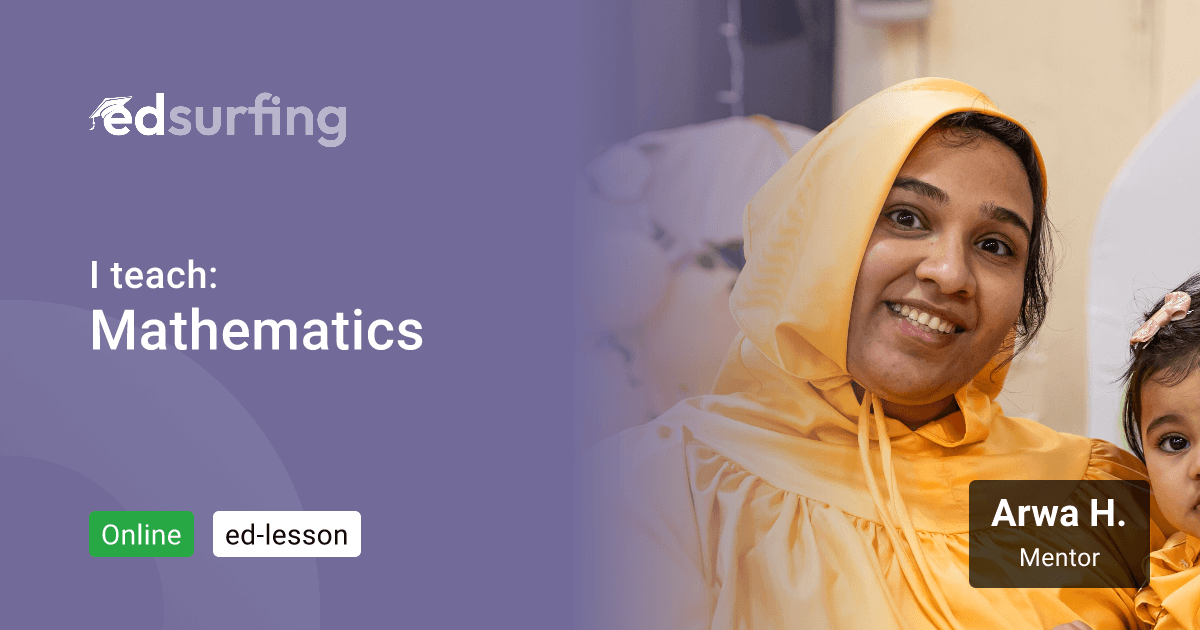 Learn Mathematics with Arwa H. - edsurfing